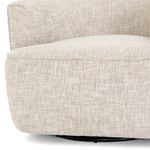 Product Image 6 for Mila Round Swivel Accent Chair - Brazos Dove from Four Hands