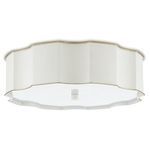 Product Image 2 for Wexford White Flush Mount from Currey & Company