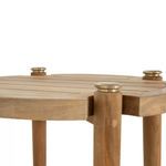 Product Image 4 for Pacifica Teak End Table from Summer Classics