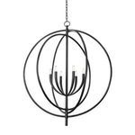 Product Image 1 for Fillea Black Iron 6-Light Pendant from Troy Lighting