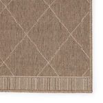 Product Image 5 for Almasi Indoor/ Outdoor Trellis Dark Taupe/ Beige Rug from Jaipur