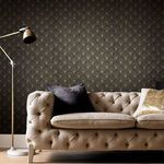 Product Image 1 for Fan Black and Gold Wallpaper from Graham & Brown
