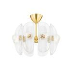 Product Image 1 for Hilo 8-Light Aged Brass Semi Flush from Hudson Valley