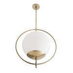 Product Image 2 for Volta Pale Brass Silver Steel Pendant from Arteriors