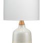 Product Image 1 for Alice Table Lamp in Cream & Light Blue Ceramic with  Drum Shade in White Linen from Jamie Young