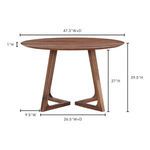 Product Image 11 for Godenza Round Dining Table from Moe's