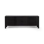 Product Image 3 for Pollard Oak Media Console - Brushed Ebony Oak Veneer from Four Hands
