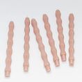 Product Image 1 for Maddison 10 1/4" Unscented Khahki Diamond-Sculpted Ribbed Taper Candles, Set of 6 from Creative Co-Op