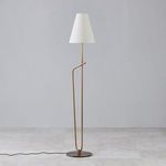 Product Image 3 for Pearce Patina Brass 1-Light Floor Lamp from Troy Lighting
