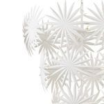 Product Image 3 for Bismarkia Large White Chandelier from Currey & Company