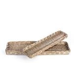 Product Image 2 for Rattan Woven Bread Trays, Set of 2 from Park Hill Collection
