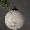 Product Image 2 for Textured Small Matte White Glass Ball Ornaments, Set of 4 from Creative Co-Op