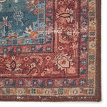 Product Image 5 for Yasha Floral Blue/ Red Rug from Jaipur
