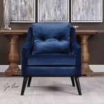 Product Image 1 for Uttermost O'brien Blue Velvet Armchair from Uttermost