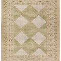 Product Image 1 for Enfield Handknotted Trellis Green / Light Blue Rug from Jaipur 