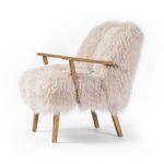 Product Image 3 for Ashland Armchair-Taupe Mongolian Fur from Four Hands
