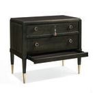 Product Image 3 for Black Wood Modern Good Evening Nightstand from Caracole