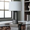 Product Image 4 for Canyon Concrete 1-Light Table Lamp from Troy Lighting