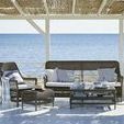 Product Image 1 for Dawn 3-Seater Outdoor Sofa from Sika Design