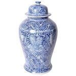 Product Image 2 for Blue & White Blooming Flower Porcelain Temple Jar from Legend of Asia