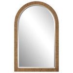 Product Image 1 for Cape Arched Rattan Mirror from Uttermost