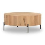 Product Image 12 for Eaton Oak and Iron Drum Coffee Table from Four Hands