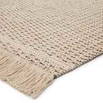 Product Image 1 for Soleil Indoor / Outdoor Solid Beige / Dark Taupe Area Rug from Jaipur 