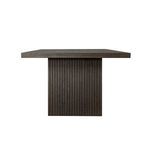 Product Image 3 for Patterson Plank Style Slatted Base Dining Table In Dark Espresso Oak from Worlds Away