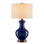 Product Image 1 for Lilou Blue Porcelain Table Lamp from Currey & Company