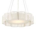 Product Image 6 for Ancroft White Scalloped Paper Twine Chandelier from Currey & Company