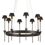 Product Image 2 for Coterie Bronze Chandelier from Currey & Company