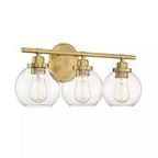 Product Image 3 for Carson Warm Brass 3 Light Bath from Savoy House