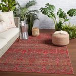 Product Image 1 for Bodega Indoor/ Outdoor Trellis Red/ Taupe Rug from Jaipur