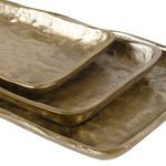 Product Image 2 for Artisan Antique Gold Trays, Set of 3 from Uttermost