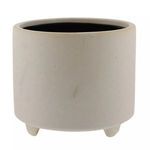 Product Image 2 for Simon Footed Planter, Ceramic, White / Matte White from Homart
