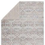 Product Image 1 for Edlynne Damask Light Gray/ Light Blue Rug from Jaipur 