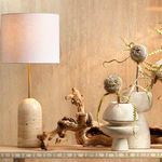 Product Image 5 for Holt Table Lamp In Travertine from Jamie Young