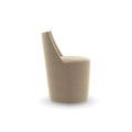 Product Image 5 for Tan Velvet Modern Barrel Roll Chair from Caracole