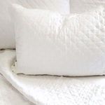 Product Image 2 for Hampton Linen Euro Sham - White from Pom Pom at Home