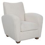 Product Image 4 for Teddy White Shearling Accent Chair from Uttermost