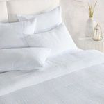 Product Image 6 for Camille Linen Blend Fabric Sham in White from Classic Home Furnishings