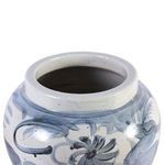 Product Image 6 for Blue & White Porcelain Twisted Flower Open Top Jar from Legend of Asia