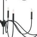 Product Image 3 for Tirrell Antique Black Medium Chandelier from Currey & Company
