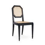 Product Image 1 for Leila Flat Black Cane Side Chair from Villa & House