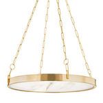 Product Image 1 for Kirby 1-Light Large Chandelier - Aged Brass from Hudson Valley