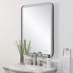 Product Image 4 for Crofton Lighted Black Large Mirror from Uttermost