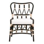 Product Image 1 for Caprice Black Rattan Dining Chair, Set of 2 from Essentials for Living