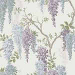Product Image 1 for Laura Ashley Wisteria Garden Pale Iris Wallpaper from Graham & Brown