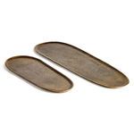 Product Image 1 for Rosaline Decorative Antique Brass Trays, Set of 2 from Napa Home And Garden