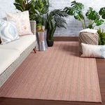 Product Image 3 for Topsail Indoor/ Outdoor Striped Rose/ Taupe Rug from Jaipur 